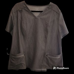 NWT Jaanuu Women's 4-Pocket D-Ring Scrub Top 2XL